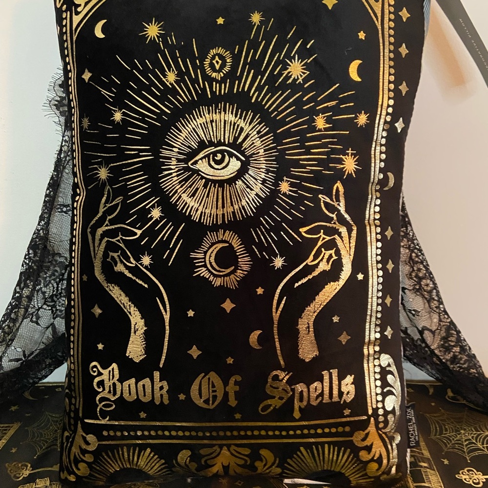 SOLD Book of Spells Pillow